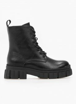 Best Pirce ✔️ The Fashion Project Αρβυλάκια Basic με κορδόνια - Μαύρο ⌛