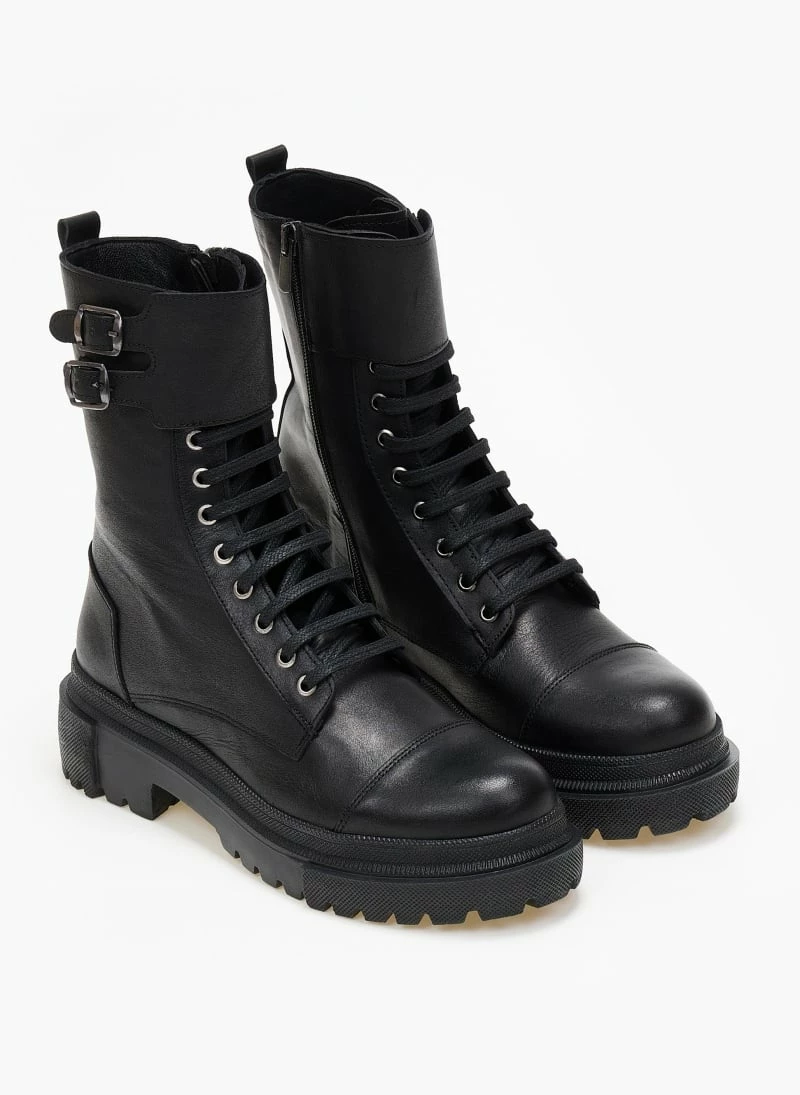 Ολοκαίνουργιο 🎉 The Fashion Project Αρβυλάκια δερμάτινα με μικρές αγκράφες - Μαύρο 💯 7 Ολοκαίνουργιο 🎉 The Fashion Project Αρβυλάκια δερμάτινα με μικρές αγκράφες - Μαύρο 💯 - Image 5