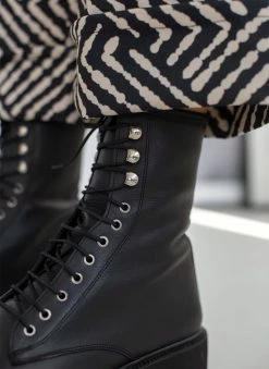 Αγορά 🧨 The Fashion Project Αρβυλάκια δερμάτινα με θηλάκι - Μαύρο 🔔 -Μποτάκια Κατάστημα arvulakia dermatina me thilaki 108277 v76b