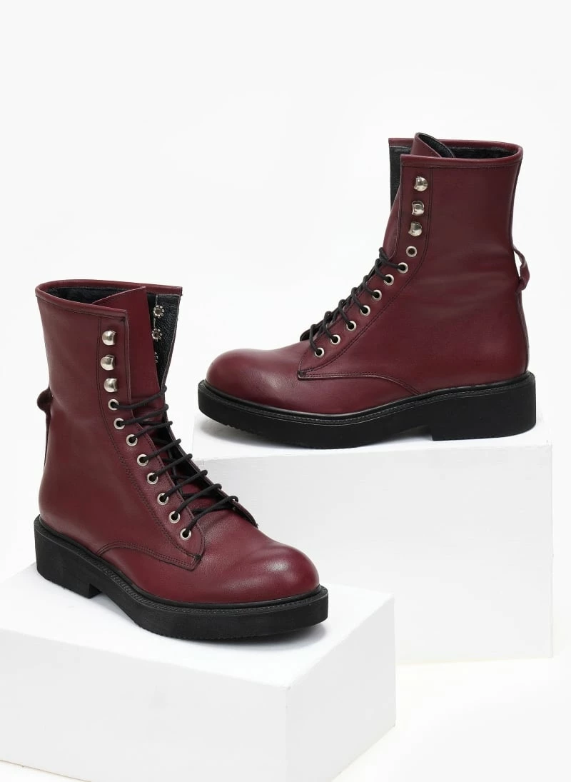 Flash Sale 🎉 The Fashion Project Αρβυλάκια δερμάτινα με θηλάκι - Μπορντό 🌟 5 Flash Sale 🎉 The Fashion Project Αρβυλάκια δερμάτινα με θηλάκι - Μπορντό 🌟 - Image 3