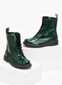 Αγορά 🎉 The Fashion Project Αρβυλάκια φλωρεντίκ με ραφή - Κυπαρισσί 😉 -Μποτάκια Κατάστημα arvulakia flwrentik me rafi 109397 cccr