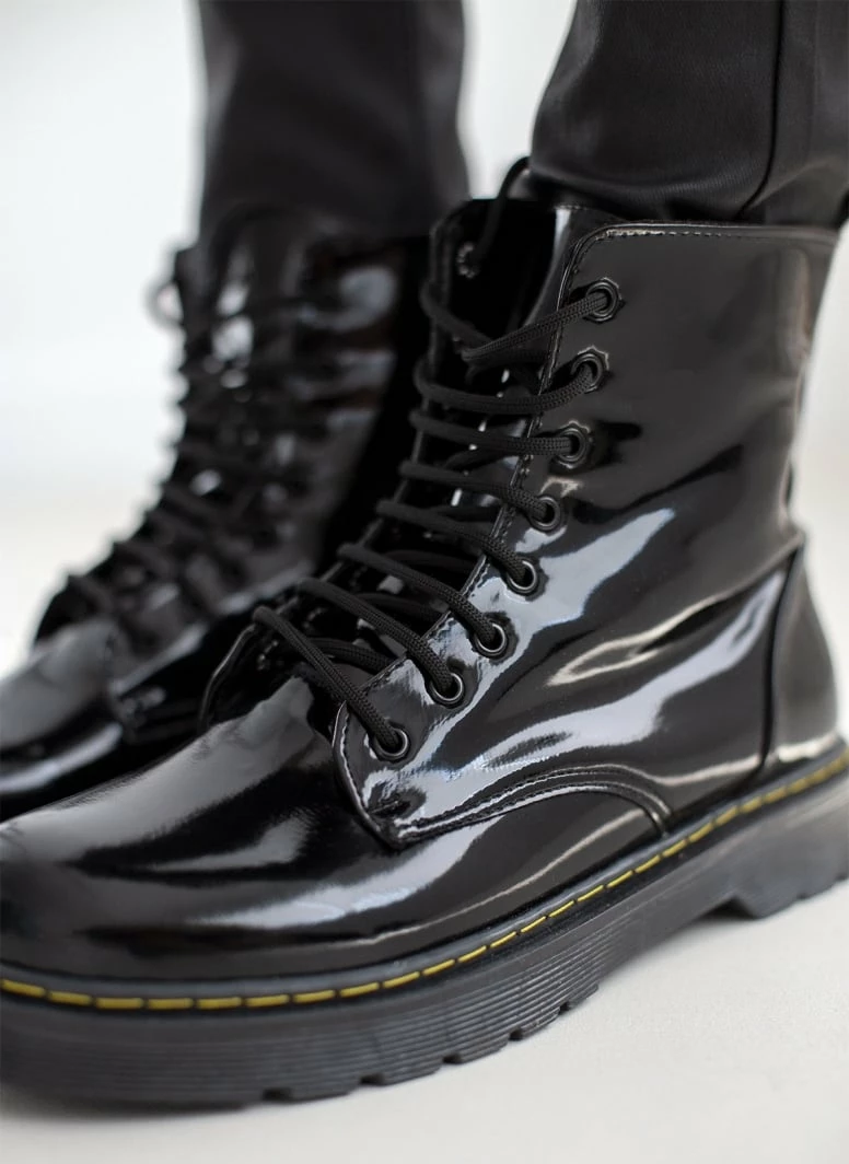 Καλύτερη πώληση 🛒 The Fashion Project Αρβυλάκια λουστρίνι με ραφή - Μαύρο 🧨 7 Καλύτερη πώληση 🛒 The Fashion Project Αρβυλάκια λουστρίνι με ραφή - Μαύρο 🧨 - Image 5