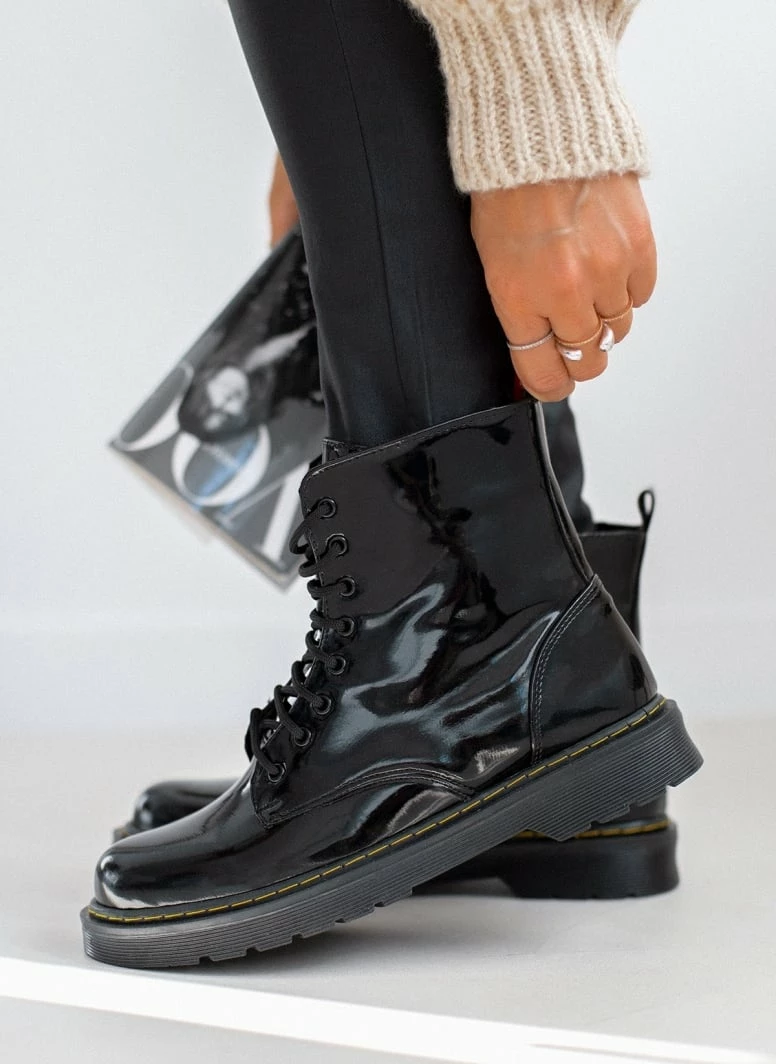 Καλύτερη πώληση 🛒 The Fashion Project Αρβυλάκια λουστρίνι με ραφή - Μαύρο 🧨 3 Καλύτερη πώληση 🛒 The Fashion Project Αρβυλάκια λουστρίνι με ραφή - Μαύρο 🧨