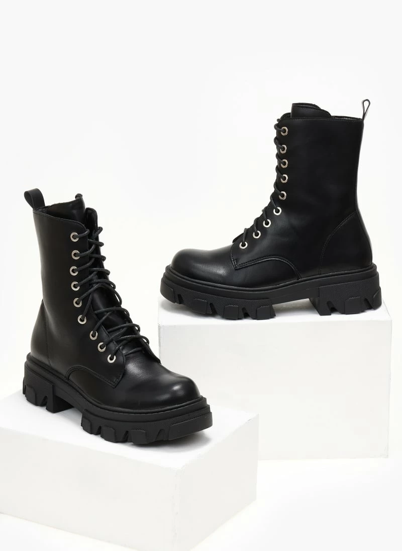 Κουπόνι 💯 The Fashion Project Αρβυλάκια με Chunky σόλα - Μαύρο 🔥 4 Κουπόνι 💯 The Fashion Project Αρβυλάκια με Chunky σόλα - Μαύρο 🔥 - Image 2