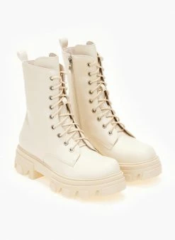 Καλύτερες κριτικές για ❤️ The Fashion Project Αρβυλάκια με Chunky σόλα - Μπεζ 🌟 -Μποτάκια Κατάστημα arvulakia me chunky sola 107217 zj04