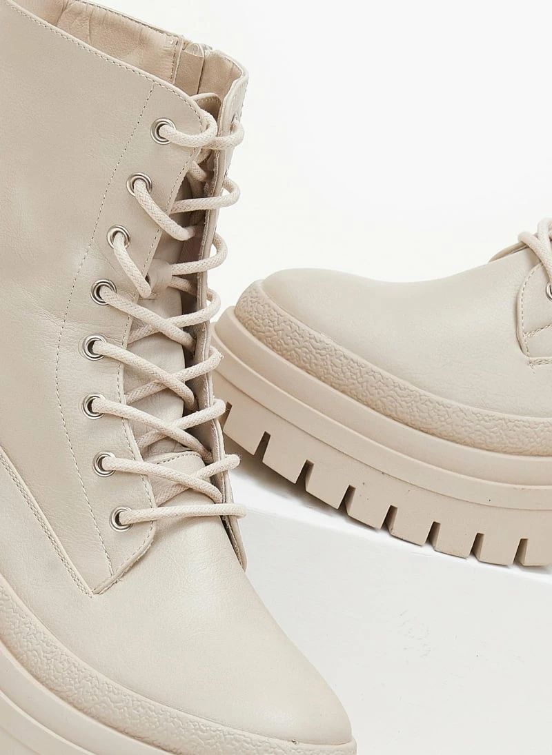 Flash Sale 🔔 The Fashion Project Αρβυλάκια με διπλή σόλα - Μπεζ 🎉 6 Flash Sale 🔔 The Fashion Project Αρβυλάκια με διπλή σόλα - Μπεζ 🎉 - Image 4