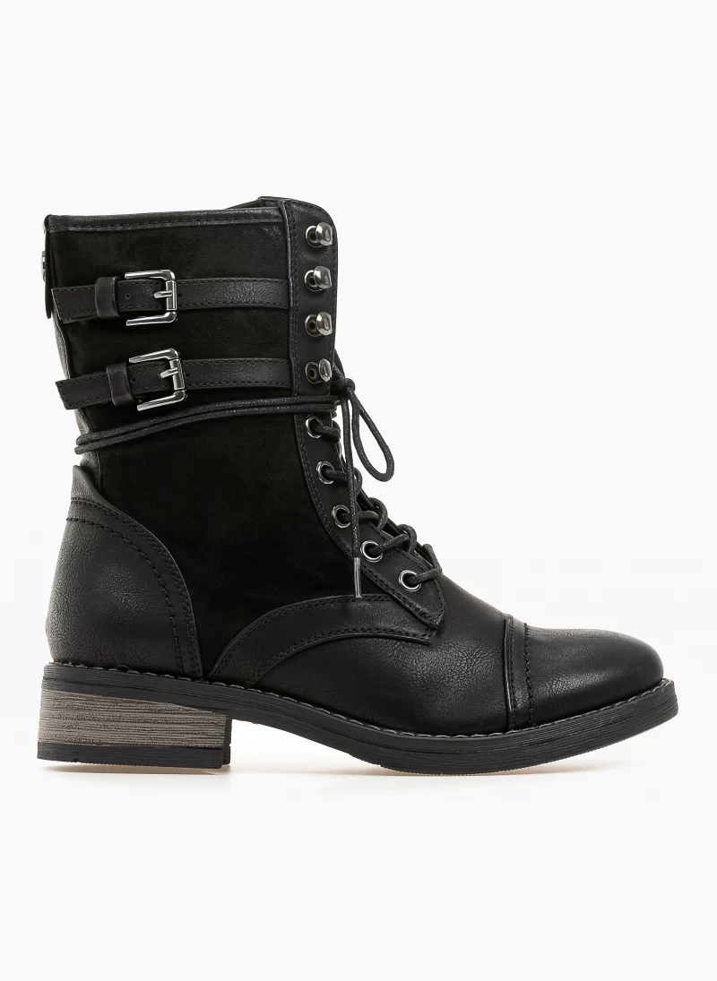 Πολύ καλή προσφορά 🛒 The Fashion Project Αρβυλάκια με διπλό ζωνάκι και εξωτερική ραφή - Μαύρο 😀 4 Πολύ καλή προσφορά 🛒 The Fashion Project Αρβυλάκια με διπλό ζωνάκι και εξωτερική ραφή - Μαύρο 😀 - Image 2