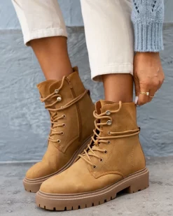 Αγορά 😀 The Fashion Project Αρβυλάκια με εξωτερική ραφή - Ταμπά 👍 -Μποτάκια Κατάστημα arvulakia me ekswteriki rafi 97005 dlkr