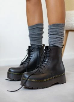 Flash Sale 😀 The Fashion Project Αρβυλάκια με εξωτερική ραφή στη σόλα - Μαύρο 😍