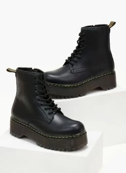 Flash Sale 😀 The Fashion Project Αρβυλάκια με εξωτερική ραφή στη σόλα - Μαύρο 😍 10 Flash Sale 😀 The Fashion Project Αρβυλάκια με εξωτερική ραφή στη σόλα - Μαύρο 😍 -Μποτάκια Κατάστημα arvulakia me ekswteriki rafi sti sola 105990 mfrk