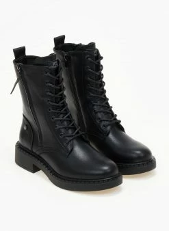 Αγορά 😍 Xti Footwear Αρβυλάκια με εξωτερικό φερμουάρ Xti 140212 - Μαύρο 💯 -Μποτάκια Κατάστημα arvulakia me ekswteriko fermouar xti 140212 106515 pl2b