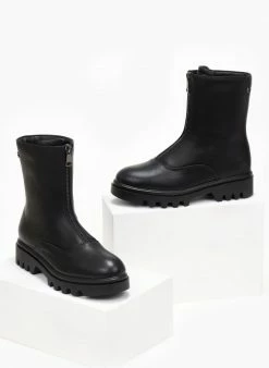 Συμφωνίες 🛒 Xti Footwear Αρβυλάκια με φερμουάρ Xti 140267 - Μαύρο 🧨 -Μποτάκια Κατάστημα arvulakia me fermouar xti 140267 107124 r9n9