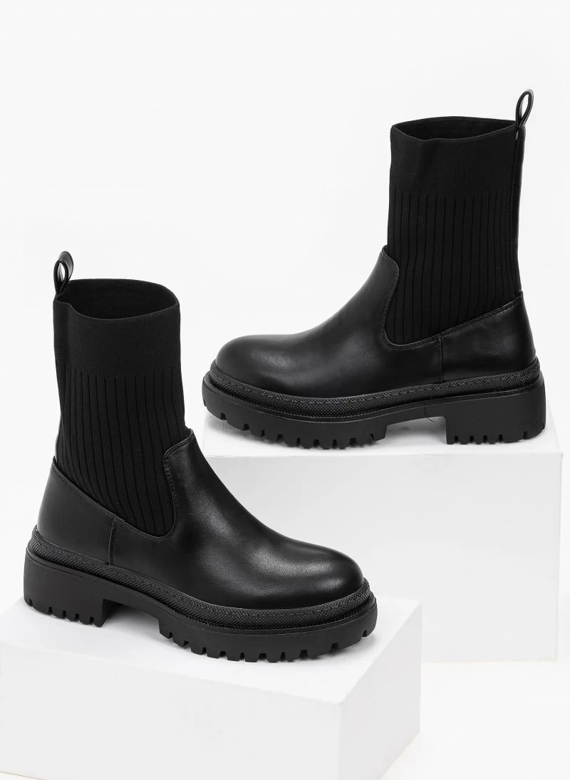 Προώθηση 👏 The Fashion Project Μποτάκια κάλτσα - Μαύρο 🛒 4 Προώθηση 👏 The Fashion Project Μποτάκια κάλτσα - Μαύρο 🛒 - Image 2