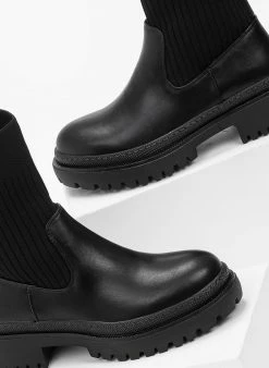 Προώθηση 👏 The Fashion Project Μποτάκια κάλτσα - Μαύρο 🛒 8 Προώθηση 👏 The Fashion Project Μποτάκια κάλτσα - Μαύρο 🛒 -Μποτάκια Κατάστημα arvulakia me kaltsa 99223 90lk