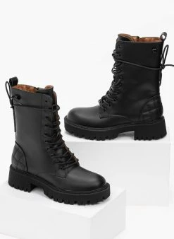 Εξοδος 🌟 The Fashion Project Αρβυλάκια με καπιτονέ λεπτομέρεια - Μαύρο 😉 -Μποτάκια Κατάστημα arvulakia me kapitone leptomereia 98946 uzns