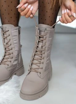 Εκπτωση 🛒 Xti Footwear Αρβυλάκια με καπιτονέ σχέδιο Xti 140625 - Τάουπε ✨ -Μποτάκια Κατάστημα arvulakia me kapitone sxedio xti 140625 106512 olv7