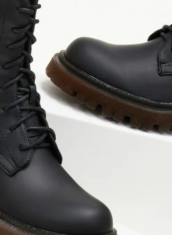 Τοπ 10 🎉 The Fashion Project Αρβυλάκια με κρεπ σόλα - Μαύρο 🤩 -Μποτάκια Κατάστημα arvulakia me krep sola 105992 6g1f