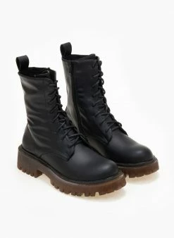 Τοπ 10 🎉 The Fashion Project Αρβυλάκια με κρεπ σόλα - Μαύρο 🤩 -Μποτάκια Κατάστημα arvulakia me krep sola 105992 zpsb