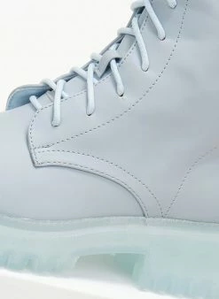 Αγορά ⌛ The Fashion Project Αρβυλάκια με κρεπ σόλα - Γαλάζιο 😍 -Μποτάκια Κατάστημα arvulakia me krep sola 105995 t7oj