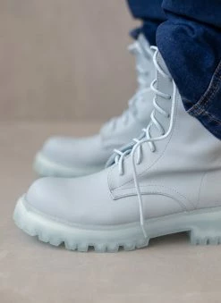 Αγορά ⌛ The Fashion Project Αρβυλάκια με κρεπ σόλα - Γαλάζιο 😍 -Μποτάκια Κατάστημα arvulakia me krep sola 105995 weup