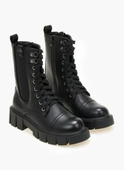 Best Pirce 🛒 The Fashion Project Αρβυλάκια με λάστιχο στην εξωτερική πλευρά - Μαύρο ✔️ -Μποτάκια Κατάστημα arvulakia me lastixo stin ekswteriki pleura 105866 7jdd