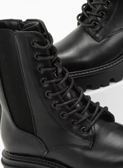 Πολύ καλή προσφορά 😍 The Fashion Project Αρβυλάκια με λάστιχο στο πλάι - Μαύρο 🤩 -Μποτάκια Κατάστημα arvulakia me lastixo sto plai 97010 3b99