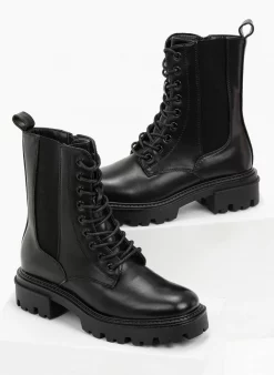 Πολύ καλή προσφορά 😍 The Fashion Project Αρβυλάκια με λάστιχο στο πλάι - Μαύρο 🤩 -Μποτάκια Κατάστημα arvulakia me lastixo sto plai 97010 tonv