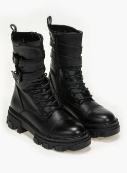 Εκπτωση 🔥 The Fashion Project Αρβυλάκια με πιέτα και διπλό ζωνάκι - Μαύρο 💯 19 Εκπτωση 🔥 The Fashion Project Αρβυλάκια με πιέτα και διπλό ζωνάκι - Μαύρο 💯 -Μποτάκια Κατάστημα arvulakia me pieta kai diplo zwnaki 94309 x2y5