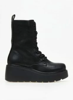 Προϋπολογισμός 🥰 The Fashion Project Αρβυλάκια με πλατφόρμα τακούνι - Μαύρο 🤩 -Μποτάκια Κατάστημα arvulakia me platforma takouni 106144 4b8y