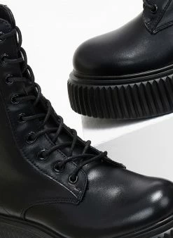 Προώθηση 🎉 The Fashion Project Αρβυλάκια με ψηλή Chunky σόλα - Μαύρο 🔥 -Μποτάκια Κατάστημα arvulakia me psili chunky sola 107960 lrui