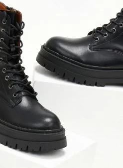 Καλύτερη πώληση 💯 The Fashion Project Αρβυλάκια με ψηλή σόλα - Μαύρο 😀 -Μποτάκια Κατάστημα arvulakia me psili sola 105888 i6j8