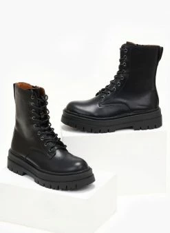 Καλύτερη πώληση 💯 The Fashion Project Αρβυλάκια με ψηλή σόλα - Μαύρο 😀 -Μποτάκια Κατάστημα arvulakia me psili sola 105888 srli