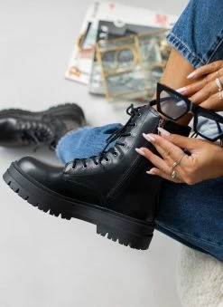 Καλύτερη πώληση 💯 The Fashion Project Αρβυλάκια με ψηλή σόλα - Μαύρο 😀 -Μποτάκια Κατάστημα arvulakia me psili sola 105888 vt4k