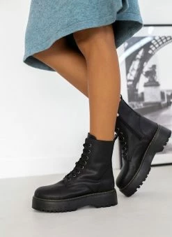 Φτηνός ⭐ The Fashion Project Αρβυλάκια με ψηλή σόλα - Μαύρο 😍 -Μποτάκια Κατάστημα arvulakia me psili sola 108966 8d7d