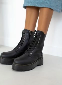 Φτηνός ⭐ The Fashion Project Αρβυλάκια με ψηλή σόλα - Μαύρο 😍 -Μποτάκια Κατάστημα arvulakia me psili sola 108966 l0uy