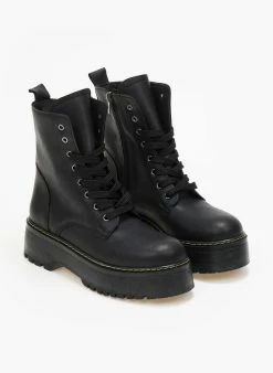 Φτηνός ⭐ The Fashion Project Αρβυλάκια με ψηλή σόλα - Μαύρο 😍 -Μποτάκια Κατάστημα arvulakia me psili sola 108966 rc0z