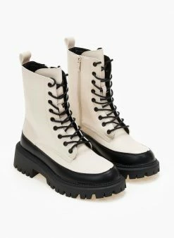 Το φθηνότερο 👏 The Fashion Project Αρβυλάκια με ψηλή τρακτερωτή σόλα - Μπεζ ⭐ -Μποτάκια Κατάστημα arvulakia me psili trakterwti sola 105842 rnh6