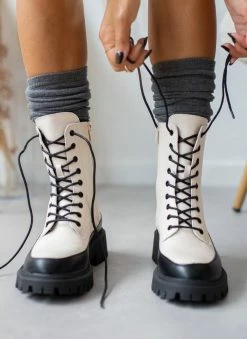 Το φθηνότερο 👏 The Fashion Project Αρβυλάκια με ψηλή τρακτερωτή σόλα - Μπεζ ⭐