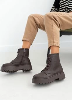 Καλύτερες κριτικές για 🛒 The Fashion Project Αρβυλάκια με ψηλή τρακτερωτή σόλα - Καφέ ❤️ -Μποτάκια Κατάστημα arvulakia me psili trakterwti sola 107951 09re