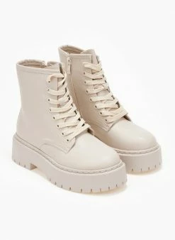 Αγορά ❤️ The Fashion Project Αρβυλάκια με ψηλή τρακτερωτή σόλα - Μπεζ 🎉 7 Αγορά ❤️ The Fashion Project Αρβυλάκια με ψηλή τρακτερωτή σόλα - Μπεζ 🎉 -Μποτάκια Κατάστημα arvulakia me psili trakterwti sola 107952 m89m