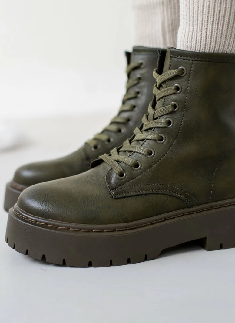 Το φθηνότερο 🎁 The Fashion Project Αρβυλάκια με ψηλή τρακτερωτή σόλα - Λαδί ❤️ 6 Το φθηνότερο 🎁 The Fashion Project Αρβυλάκια με ψηλή τρακτερωτή σόλα - Λαδί ❤️ - Image 4