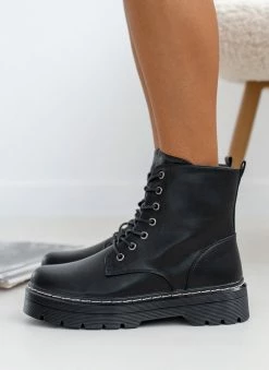 Flash Sale 🧨 The Fashion Project Αρβυλάκια με ραφή στη σόλα - Μαύρο 🥰