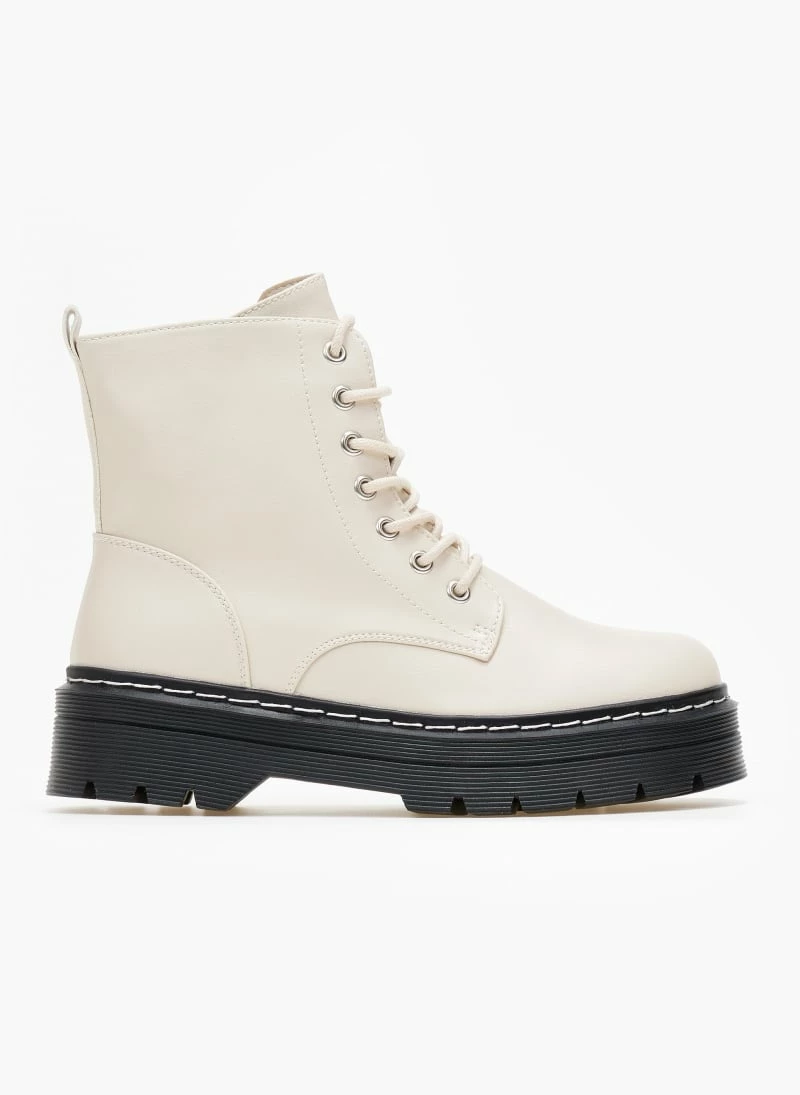 Καλύτερη πώληση 😀 The Fashion Project Αρβυλάκια με ραφή στη σόλα - Μπεζ 🎉 4 Καλύτερη πώληση 😀 The Fashion Project Αρβυλάκια με ραφή στη σόλα - Μπεζ 🎉 - Image 2