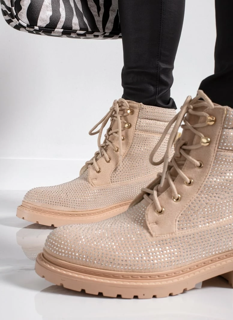 Συμφωνίες 💯 The Fashion Project Αρβυλάκια με Strass και εξωτερικές ραφές - Μπεζ 🎁 10 Συμφωνίες 💯 The Fashion Project Αρβυλάκια με Strass και εξωτερικές ραφές - Μπεζ 🎁 - Image 8