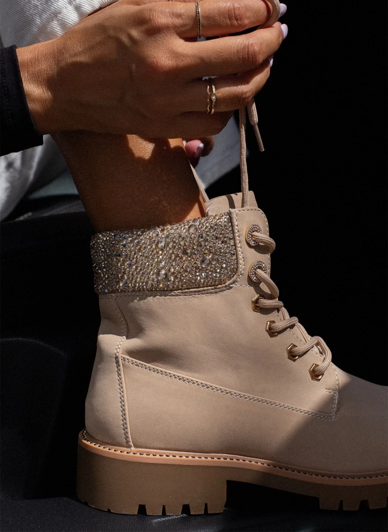 Flash Sale 🥰 The Fashion Project Αρβυλάκια με Strass λεπτομέρειες - Μπεζ ✨ 9 Flash Sale 🥰 The Fashion Project Αρβυλάκια με Strass λεπτομέρειες - Μπεζ ✨ - Image 7