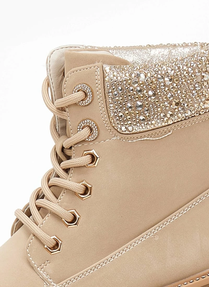 Flash Sale 🥰 The Fashion Project Αρβυλάκια με Strass λεπτομέρειες - Μπεζ ✨ 5 Flash Sale 🥰 The Fashion Project Αρβυλάκια με Strass λεπτομέρειες - Μπεζ ✨ - Image 3