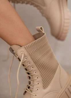 Flash Sale 👏 The Fashion Project Αρβυλάκια με σχέδιο κάλτσα - Πούρο 🥰 -Μποτάκια Κατάστημα arvulakia me sxedio kaltsa 106486 om9c