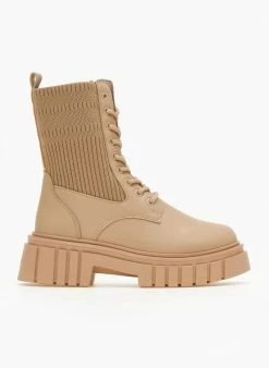 Flash Sale 👏 The Fashion Project Αρβυλάκια με σχέδιο κάλτσα - Πούρο 🥰 -Μποτάκια Κατάστημα arvulakia me sxedio kaltsa 106486 ppao