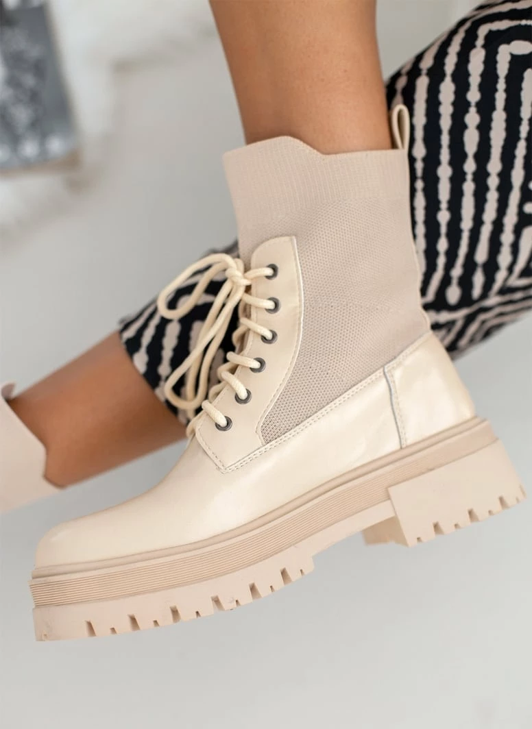 Εξοδος 😀 The Fashion Project Αρβυλάκια με σχέδιο κάλτσα στη γάμπα - Μπεζ ⭐ 3 Εξοδος 😀 The Fashion Project Αρβυλάκια με σχέδιο κάλτσα στη γάμπα - Μπεζ ⭐