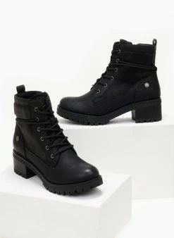 ΧΟΝΔΡΙΚΟ ΕΜΠΟΡΙΟ 🌟 Αρβυλάκια με τετράγωνο τακούνι Refresh 170145 - Μαύρο 😀 -Μποτάκια Κατάστημα arvulakia me tetragwno takouni refrresh 170145 105659 ik1c